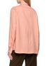 Back View - Click To Enlarge - LOEWE - Long Sleeve Chequered Silk Shirt