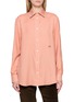 LOEWE Long Sleeve Chequered Silk Shirt