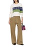 Figure View - Click To Enlarge - LOEWE - X Cosima von Bonin Floral Check Panel Wool Sweater