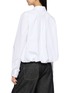 Back View - Click To Enlarge - LOEWE - Drawstring Hem Cotton Shirt
