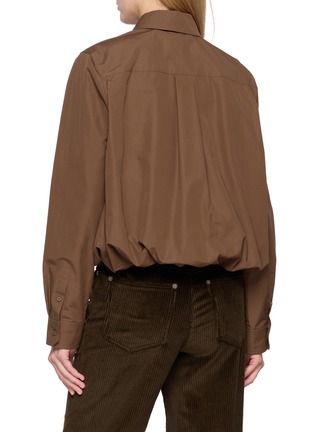 Back View - Click To Enlarge - LOEWE - Anagram Embroidered Blouson Shirt