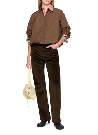 Figure View - Click To Enlarge - LOEWE - Anagram Embroidered Blouson Shirt