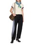 Figure View - Click To Enlarge - LOEWE - Side Chequered Panel Tailored Pants