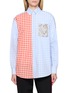 LOEWE X Cosima von Bonin Long Sleeve Patchwork Chequered Shirt