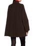 Back View - Click To Enlarge - LOEWE - Stand Collar Pleated Hem Short Coat