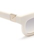 Detail View - Click To Enlarge - VALENTINO GARAVANI - 'Rockstud' chunky cat eye frame acetate sunglasses