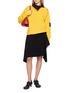 Figure View - Click To Enlarge - LOEWE - Asymmetric Draped Midi Skirt