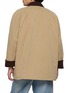 Back View - Click To Enlarge - DUNST - Corduroy Collar Waxed Cotton Hunting Jacket