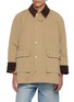 DUNST Corduroy Collar Waxed Cotton Hunting Jacket
