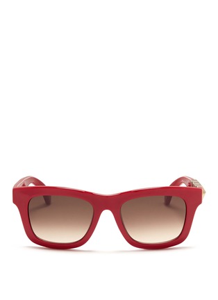 Main View - Click To Enlarge - VALENTINO GARAVANI - 'Detachable Rockstud' acetate sunglasses