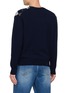 Back View - Click To Enlarge - DUNST - Argyle Unisex Crewneck Sweater