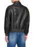 Back View - Click To Enlarge - DUNST - Worn-In Leather Unisex Blouson Jacket