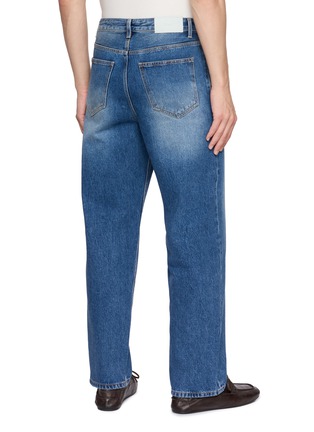 Back View - Click To Enlarge - DUNST - Straight Leg Dark Wash Jeans