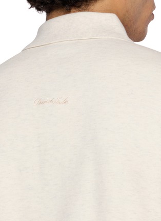  - DUNST - Leather Logo Polo Sweatshirt