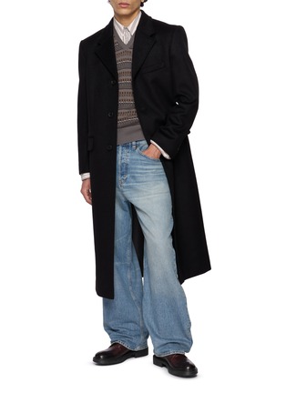 Figure View - Click To Enlarge - DUNST - Two-Way Single-Breasted Unisex Coat