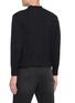 Back View - Click To Enlarge - DUNST - Chunky Roll Neck Unisex Sweater