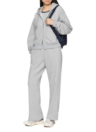 Figure View - Click To Enlarge - BEYOND YOGA - LuxeFleece Hooded Full-Zip Jacket