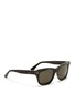 Figure View - Click To Enlarge - VALENTINO GARAVANI - Camouflage acetate sunglasses