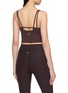 Back View - Click To Enlarge - BEYOND YOGA - In The Zone Strappy Cropped Tank Top