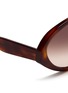 Detail View - Click To Enlarge - VALENTINO GARAVANI - 'Maskaviator' tortoiseshell acetate angular sunglasses