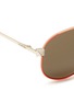 Detail View - Click To Enlarge - VALENTINO GARAVANI - Wire rim aviator sunglasses