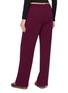 Back View - Click To Enlarge - BEYOND YOGA - Breathe Easy Ribbed Wide Leg Pants