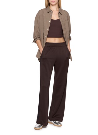 Figure View - Click To Enlarge - BEYOND YOGA - That Tracks Side Stripe Wide Leg Pants