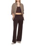 Figure View - Click To Enlarge - BEYOND YOGA - That Tracks Side Stripe Wide Leg Pants