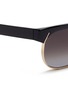 Detail View - Click To Enlarge - CHLOÉ - Metal rim acetate sunglasses