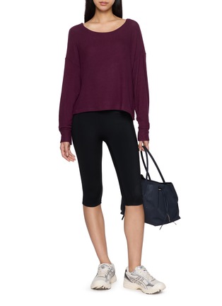 Figure View - Click To Enlarge - BEYOND YOGA - LuxeLayer Pullover