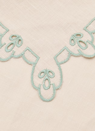 Detail View - Click To Enlarge - BORGO DELLE TOVAGLIE - Amalfi Linen Napkin — Sale Marino/Salvia
