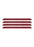 BORGO DELLE TOVAGLIE Set of 4 Linen Placeholder Ribbons — Cuore Mio/Gold
