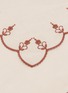 Detail View - Click To Enlarge - BORGO DELLE TOVAGLIE - Carlotta Embroidered Linen Napkin — Sale Marino/Terracotta