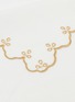 Detail View - Click To Enlarge - BORGO DELLE TOVAGLIE - Nastri Scalloped Linen Napkin — Avorio/Gold