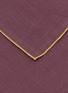 Detail View - Click To Enlarge - BORGO DELLE TOVAGLIE - Filo Linen Napkin — Pruno/Gold