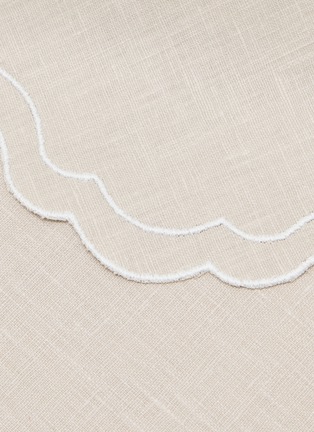 Detail View - Click To Enlarge - BORGO DELLE TOVAGLIE - Firenze Linen Placemat — Mastice/Avorio