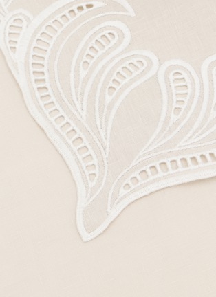 Detail View - Click To Enlarge - BORGO DELLE TOVAGLIE - Tecla Linen Napkin — Avorio