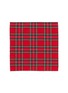 BORGO DELLE TOVAGLIE Filo Linen Napkin — Scozzese Rosso/Silver