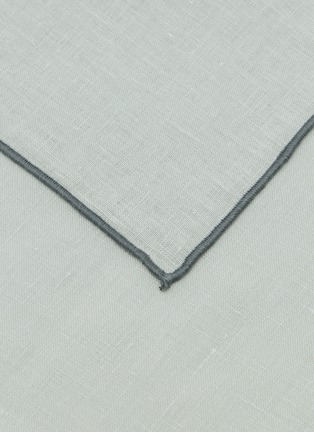 Detail View - Click To Enlarge - BORGO DELLE TOVAGLIE - Filo Linen Napkin — Ghiaccio/Oxide