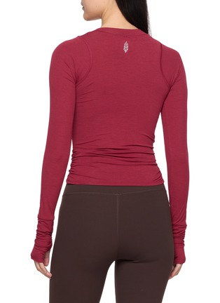 Back View - Click To Enlarge - FP MOVEMENT - Tempo Ruched Long Sleeve Top