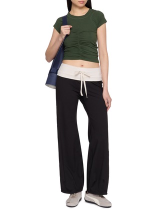 Figure View - Click To Enlarge - FP MOVEMENT - Tempo Ruched Short Sleeve Top