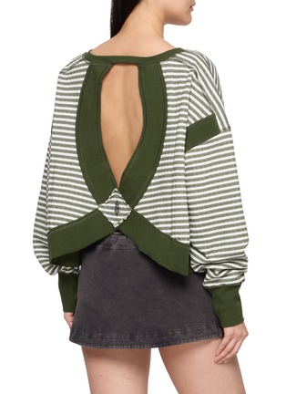 Back View - Click To Enlarge - FP MOVEMENT - My Time Textured Cutout Back Top