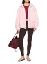 Figure View - Click To Enlarge - FP MOVEMENT - Final Call Drawstring Zip Up Hoodie