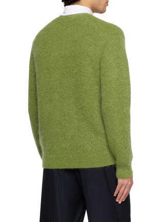 Back View - Click To Enlarge - SOLID HOMME - V-Neck Pocket Knit Sweater