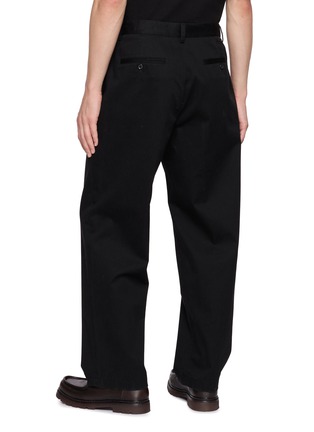 Back View - Click To Enlarge - SOLID HOMME - Straight-Leg Tailored Pants