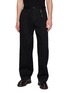 SOLID HOMME Straight-Leg Tailored Pants