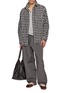 Figure View - Click To Enlarge - SOLID HOMME - Long Sleeve Chequered Shirt