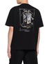Back View - Click To Enlarge - SOLID HOMME - Graphic Crewneck T-shirt