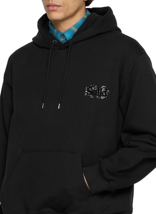  - SOLID HOMME - Logo Print Hoodie