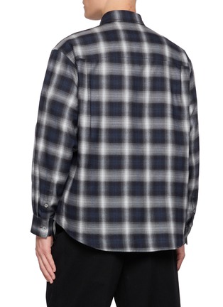 Back View - Click To Enlarge - SOLID HOMME - Checked Shirt